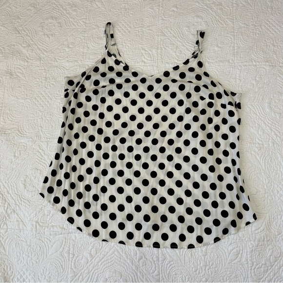 Torrid Women’s Size 3X white with black polka dots spaghetti strap cami - Picture 1 of 9